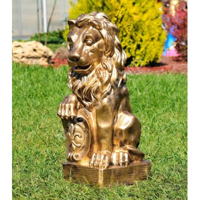 Садово-парковая фигура Cera Лев с правым щитом